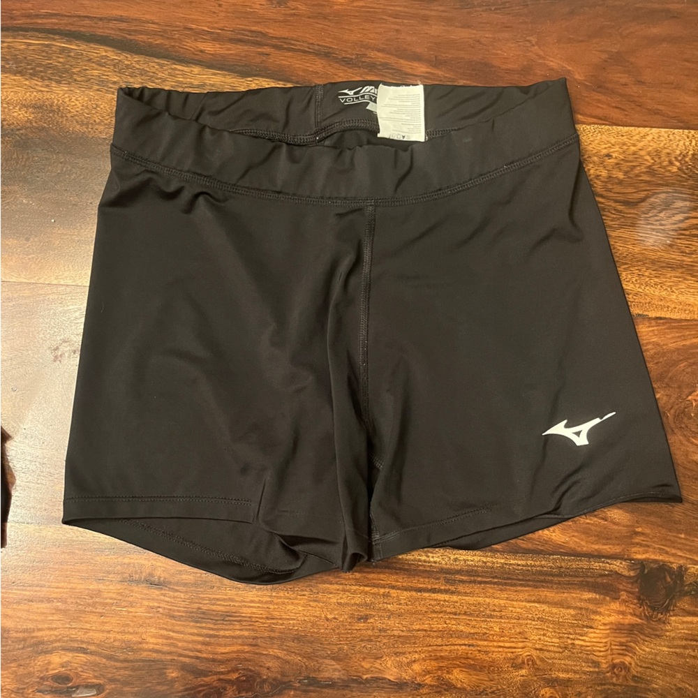 Mizuno spandex shorts Black Large-2 pairs
